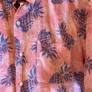 Pink Pineapple button up